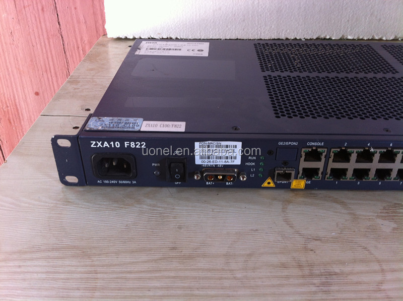 XPON GPON FTTX Scenario for ZTE ZXA10 series ZTE F820 V16B Card V08I V08B V24I V16B V16I