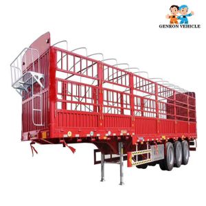 Quality 50 Tons Livestock 500mm Gooseneck Storage Semi Trailer wholesale