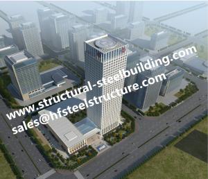 China Commercial Residential multi storey steel frame buildings And High Rise Building Contractor on sale