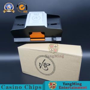 China Walmart Auto Two Deck Playing Card Shuffler / Gambling Poker Card Shoe on sale