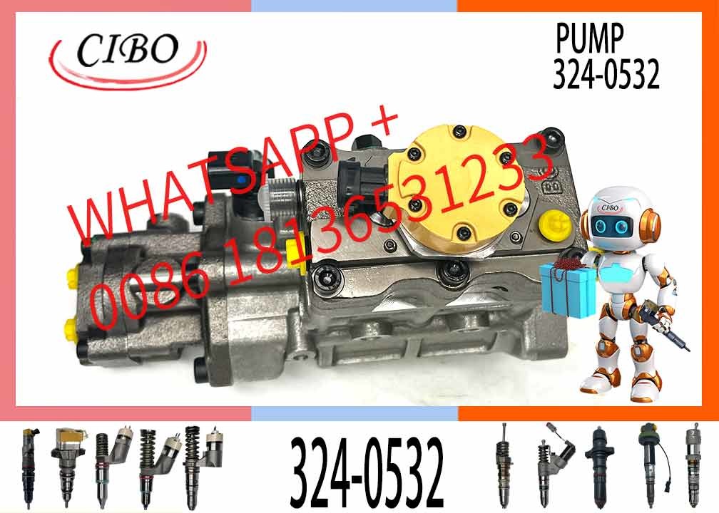 China new manufacture Common Rail Diesel Fuel Injection Pump 324-0532 3240532 10R7659 For E320D C6.4 Excavator