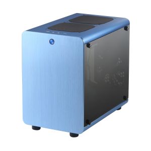 Quality Blue 160mm CPU 0.8mm SPCC Aluminium ATX Case wholesale
