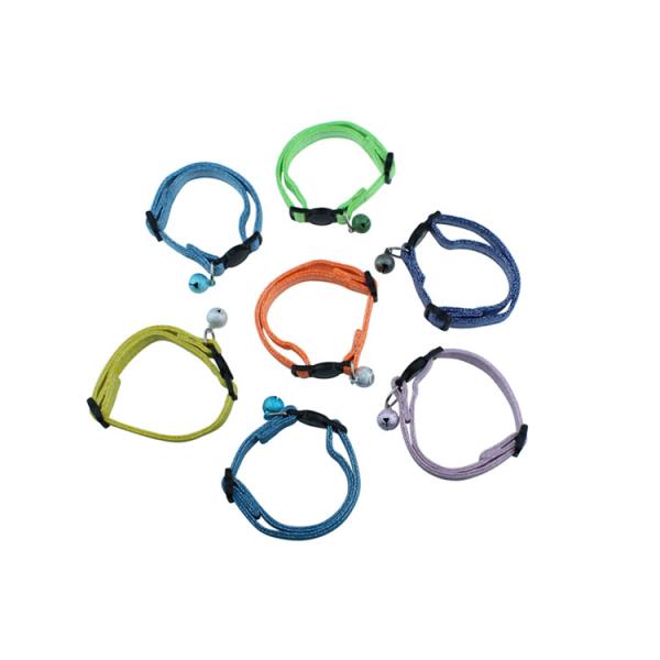 Pu Breakaway Pet Training Collars inflatable cat collar With Bling Bell