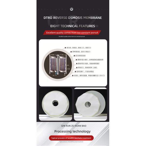 Water Filtration Decagonal Diaphragm For Landfill Leachate Treatment