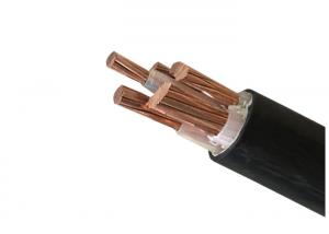 China 0.6/1kV Cu XLPE Power Cable ,  XLPE Electrical Cable With Black Jacket on sale