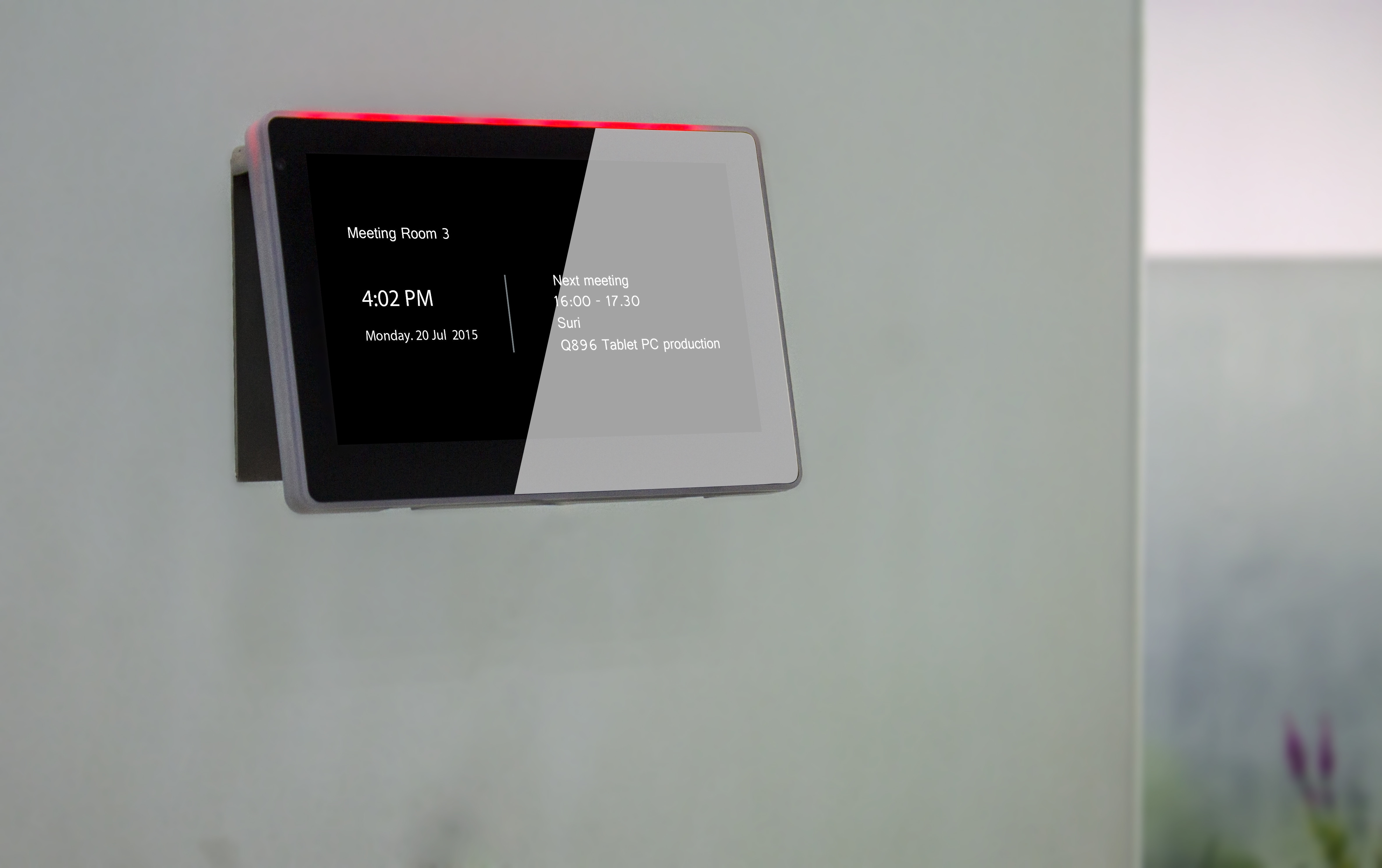 7 Inch POE Wall Flush Mounted Android Tablet With Full View IPS Screen For Home Automation