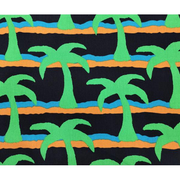 Custom Printing 40s 133*72 100% Cotton Coconut Tree Printed Poplin Fabric Cloth for Garment and Home Textile Cotton Fabric Roll