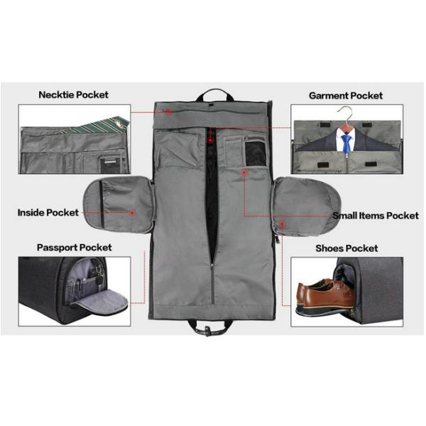 Foldable Stylish Travel Duffel Bag Tear Resistant 600D Polyester Fabric Made