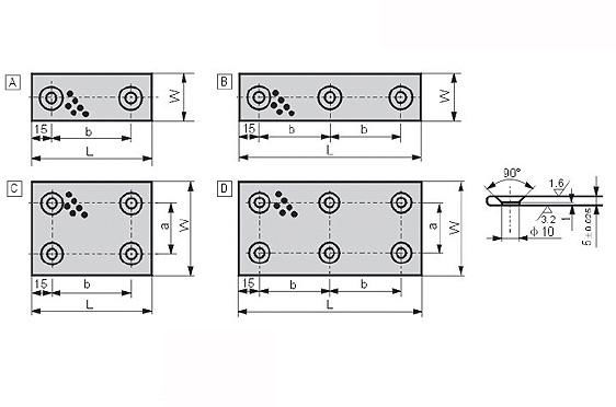 Yellow Copper Brass Plate , Bronze Oilless Wear Plate Chemical Resistance