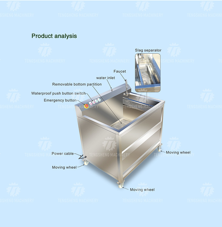 85KG Manufacturers independent research and development of small vegetable washing machine cleaning sand machine