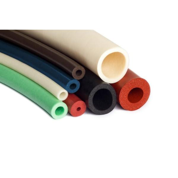 Small Diameter Silicone Coloured Foam Tubes Non Toxic For Water And Fluid Lines
