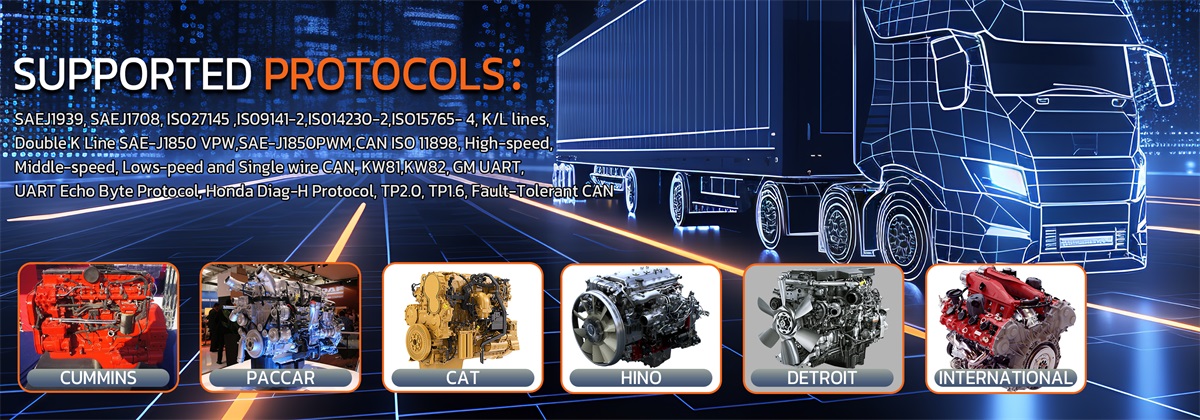 X-truck HD19 With Tablet Diesel Truck Heavy Duty Scan Tool Engine Pickups Programmer Diagnostic Tool