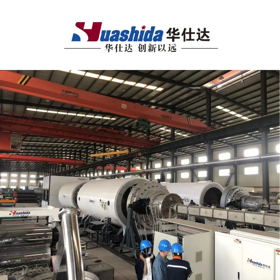 HDPE Outer Casing Jacket Pipe PU Foam Preinsulated Pipe Cover Extrusion Line