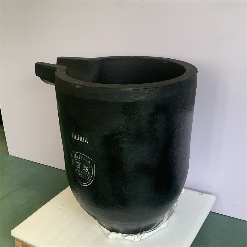 Non Ferrous Alloys Silicon Carbide Graphite Crucible High Temperature Melting Solution