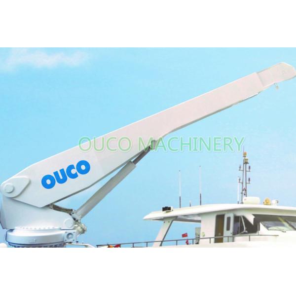 1T 4M Mini Yacht Marine Cranes With Telescopic Boom