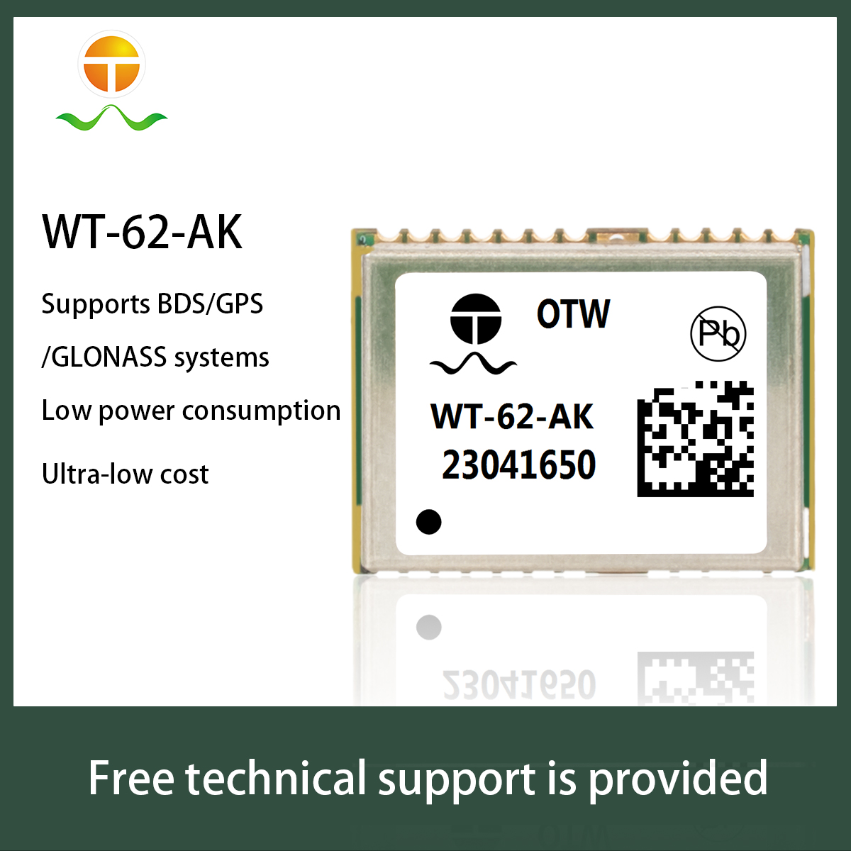 WT-62-AK GNSS Module 1.8V-3.6V for Motorcycle GPS Tracker