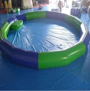 Quality High Strength PVC Swimming Pool , PVC Inflatable Lap Pool  4.5M*4.5m For Kids Swimming Pool Material wholesale