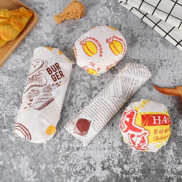 Cheap Square Personalized Custom Printed Greaseproof Paper TUV ISO for sale