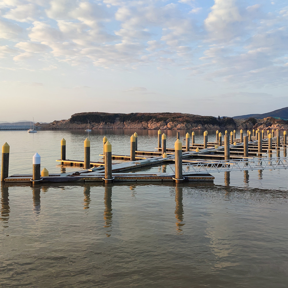 Customized Yacht Floating Dock Durable Marina Aluminum Alloy Floating Pontoon