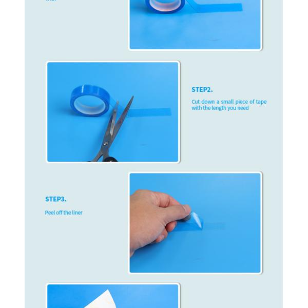 Reusable Double-sided Adhesive Nano Gel Tape DIY Design Office School Utensils Double Sided Tape No Mark Repeatable