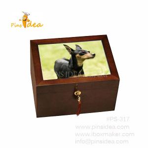 China Best Seller Wooden Pet Urn, Picture Frame Keepsake Box , Custom Design and Brand Accepted on sale