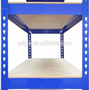 Boltless 5 Tier Metal Shelf Home Storage Unit Blue