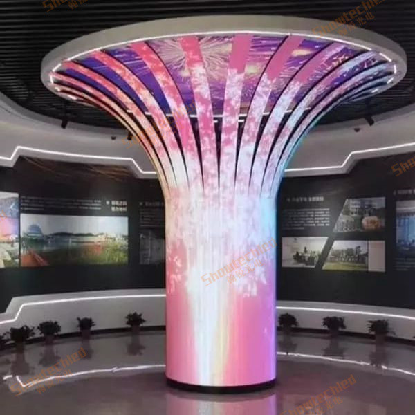 Creative Tunnel Space Time Curved LED Screen Soft Module P2.5