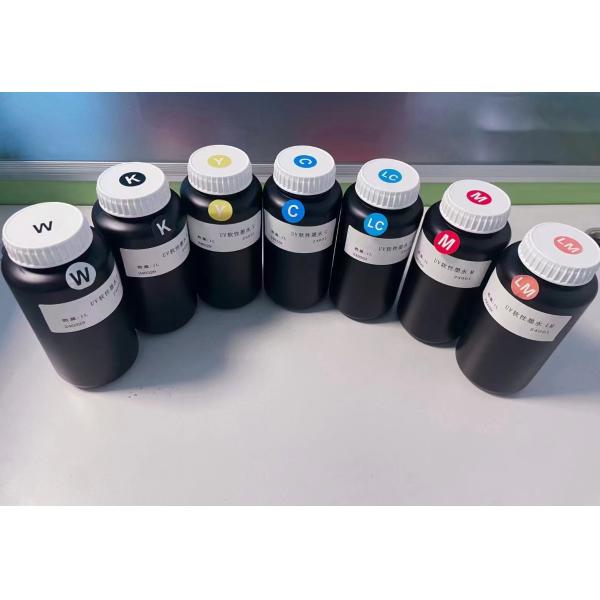 Fast Dry Curable UV Printer ink Scratch Water Resistant CMYKW Color