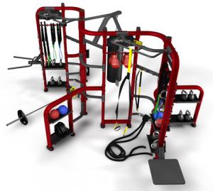 Quality Multi Station Synergy Gym Equipment , Cable Crossover Synergy Workout Machine wholesale