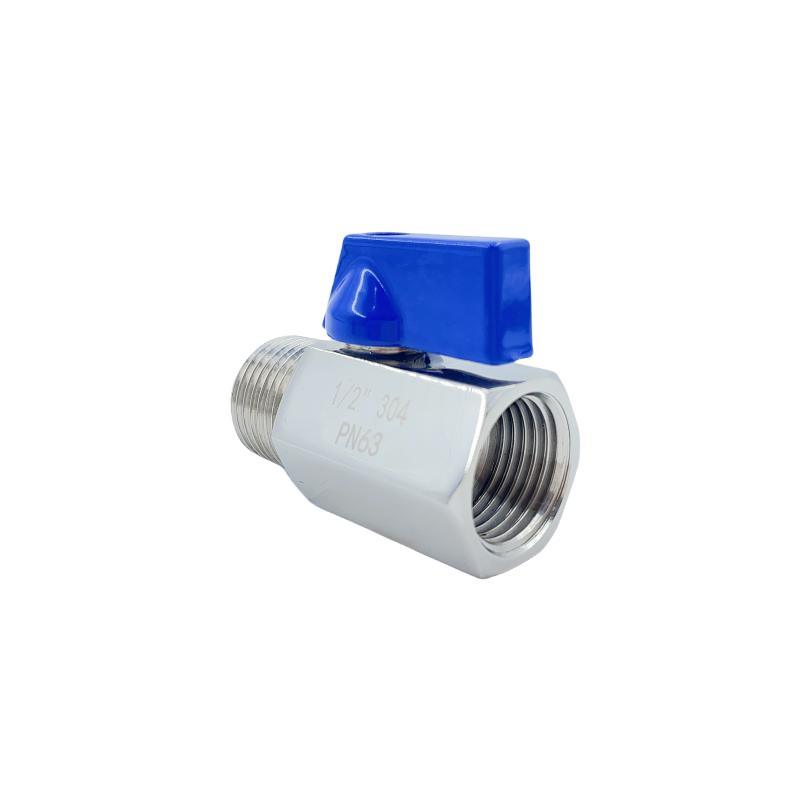 Industrial 304 316 Stainless Steel Mini Ball Valve with NPT/BSPP/BSPT Thread