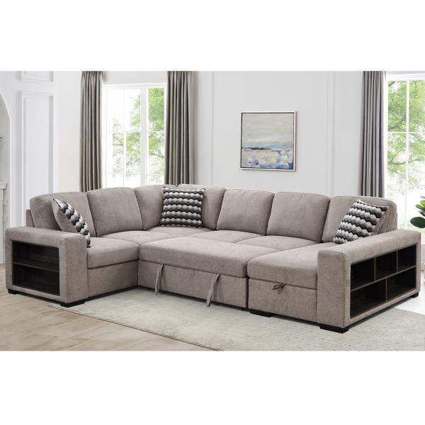 New arrival Modern U shape sectional sofa Furniture Multi-functional high quality sofa bed ling room sofa set