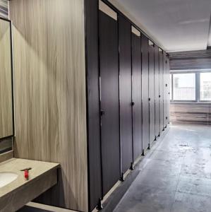 China HPL Compact Board Toilet Partition , 6*12 Feet Public Toilet Partitions on sale