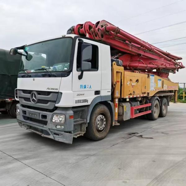 Used 2019 SANY 49m Concrete Pump Truck with 3 Axles in Excellent Condition
