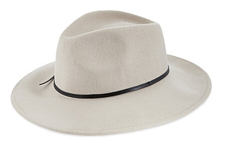 Wool trilby hat
