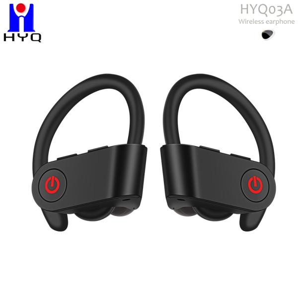 80mAh Wireless Bluetooth Earhook Sport Earpiece Compatible With Smartphones