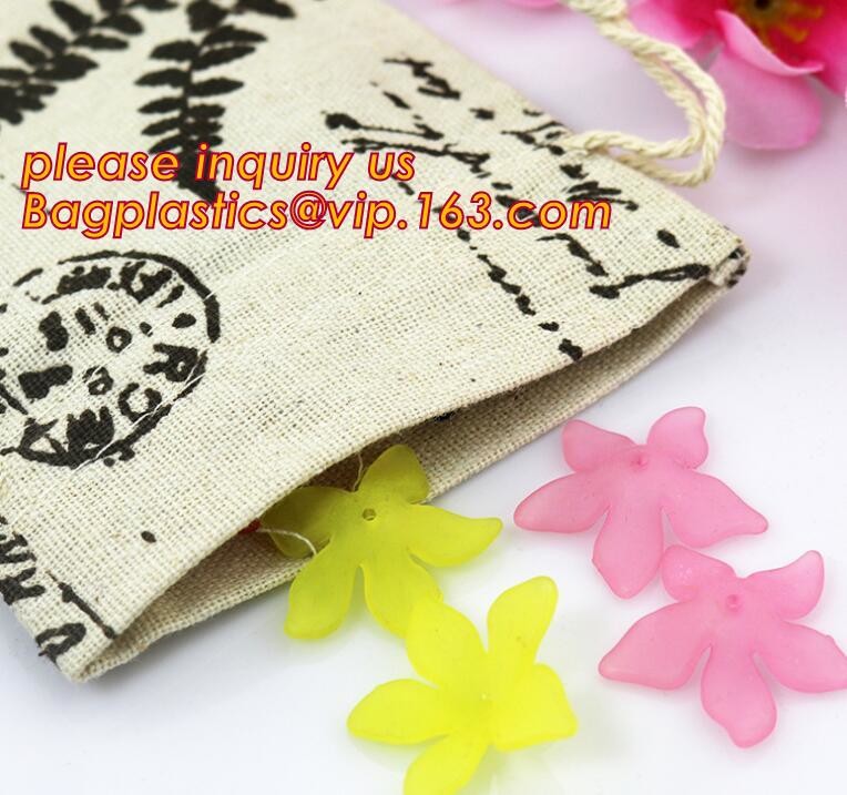Canvas Cotton Natural Shopper Handle Rope Shoulder Tote Bag,Canvas Tote Rope Handle Drawstring Cotton Bag bagease packag