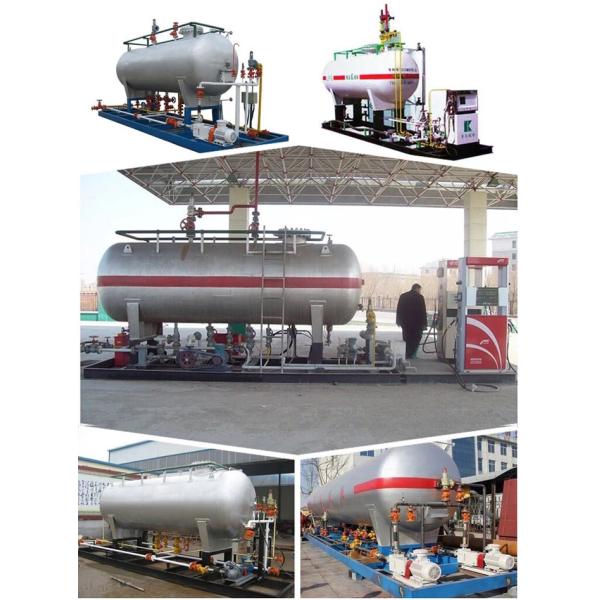 40000 Liters Q345R Lpg Gas Station U Stamp Optional To Nigeria 1 Years Guarantee