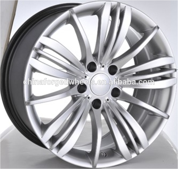 Car Rims 20" For BMW 740Li/ Hyper Silver Customized 20 inch Forged Aluminum Rims