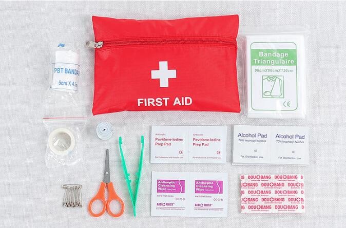 Waterproof first aid pouch mini portable first aid kit first aid bag, All purpose earthquake disaster survival backpack