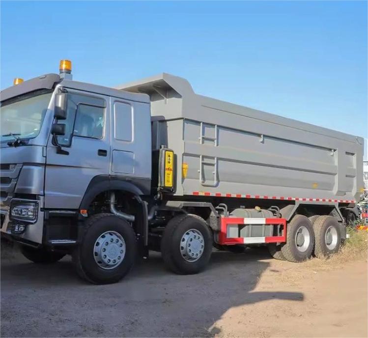 CIMC HOWO 2 axles 371-460 Horsepower Medium Truck Heavy-Duty with Headlight sand coal stone Cover Dump tipper Truck