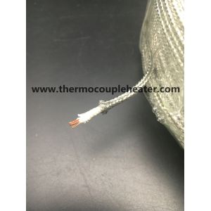 High Temperature Cable Fiberglass Insulated With Stainless Steel Mesh Protection