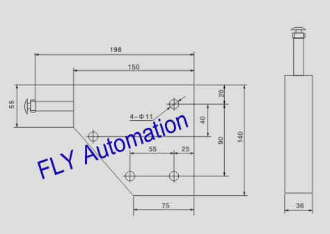 Hydraulic Dump Truck Controls Aluminum Valve With Manual Adjust