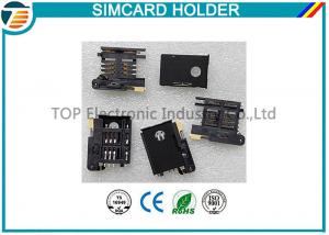 Quality 3.0mm PCB Mounting SIM Card Holder With Button Release TOP-SIM05 wholesale