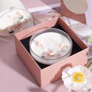 China Luxury Private Label Glass Scented Candle Aromatherapy Candle Jar For Home on sale
