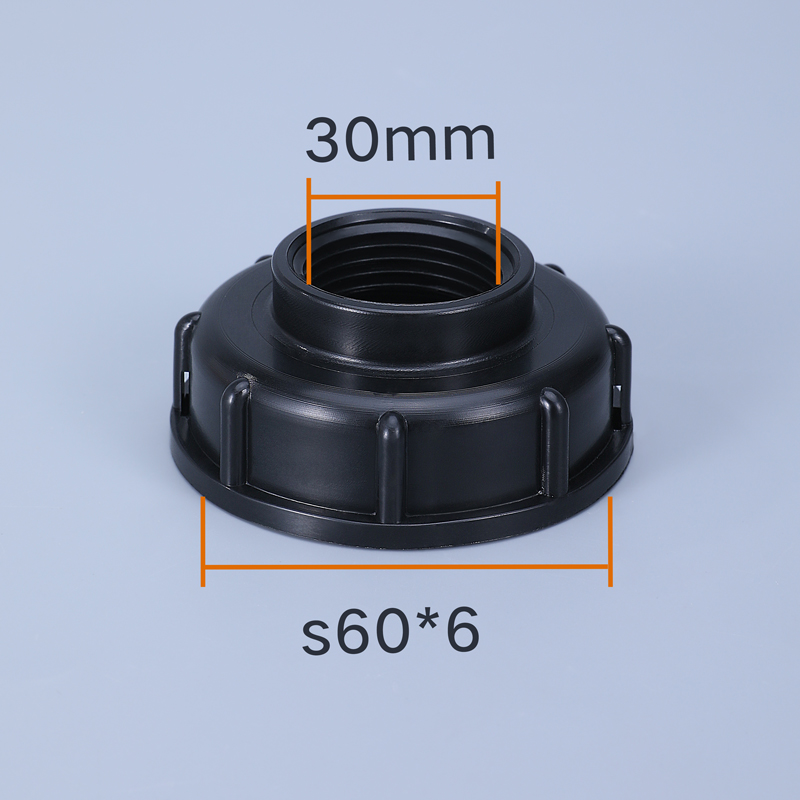 S60X6 Thread to 1/2" 3/4" 1" Water Tank Adapter Garden Connector Made of PP Material