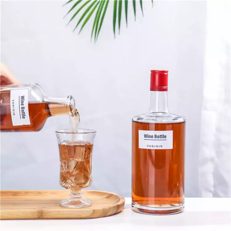200Ml 375Ml 500Ml 700Ml 750Ml Glass Bottle For Vodka Rum Whiskey Liquor Gin Wine Spirit