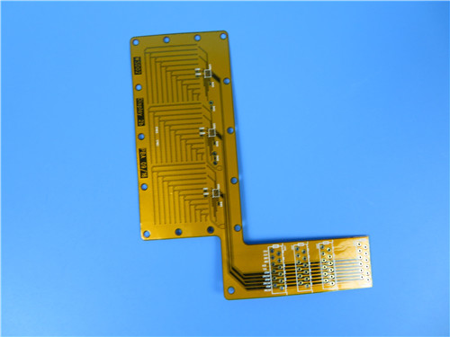 2 Layer Flexible Printed Circuit PCB (FPC) Built on Polyimide for the application of PLC Control