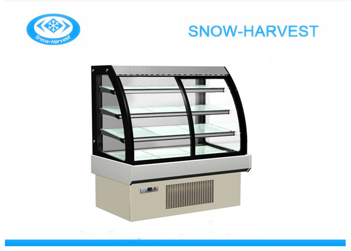 Quality Automatic Defrost Refrigerated Display Cabinet For Beverage Fruit Vegetable wholesale