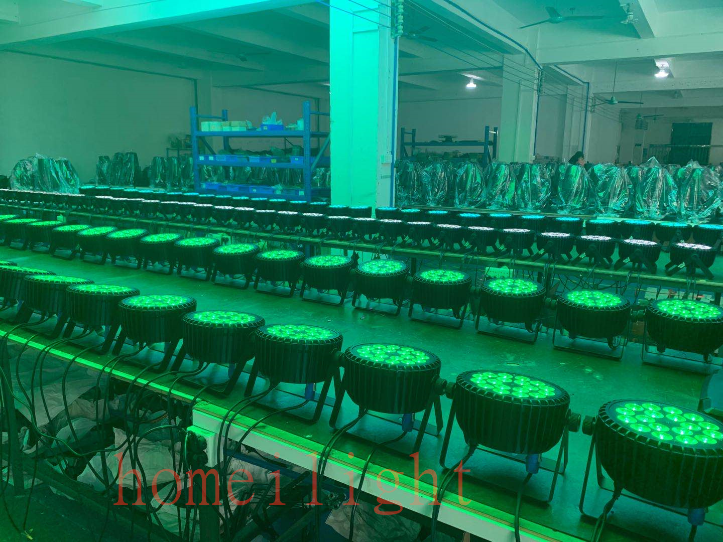 18x18w RGBWA UV 6 in 1 Flat Par Can LED Bright Par Light For Stage Uplighting Effects