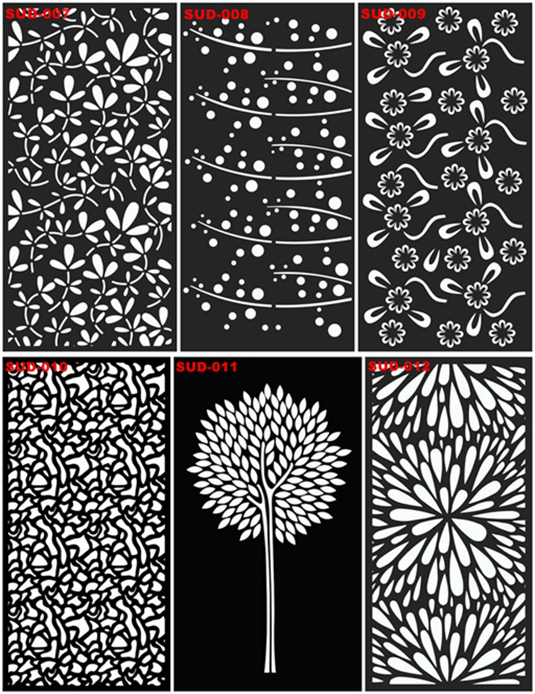 SUDALU Aluminum CNC Curvel Cut Air Condition Decorative Panel Aluminum Perforated Panel
